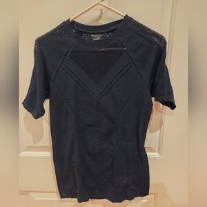 Athleta Navy Knit Top